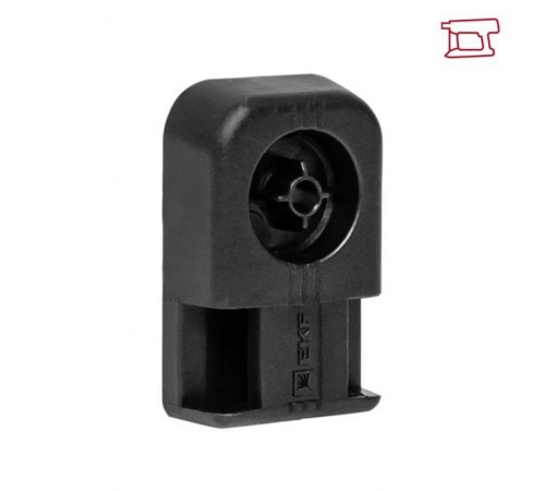 Площадка под стяжку для прямого монтажа черная (100 шт) PROxima  pdm-b  EKF