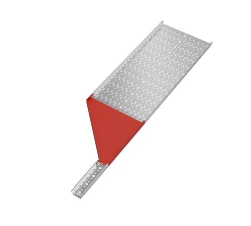 Переходник левый 50х100-600 мм "ПЛЮС" HD  PDplus50-100-600-L HD   КМ-профиль