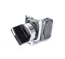 Переключатель SB4 в сборе модульный 22мм 2 позиции с возвратом 1НО  SB4BD41  SE