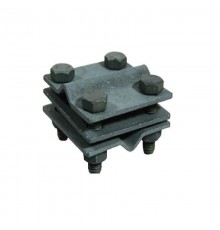 Зажим крестовидный прут-прут с тремя пластинами  PR08.32793  Промрукав