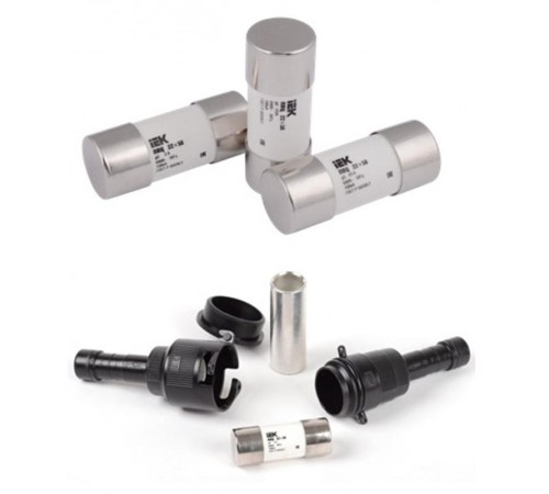 Вставка плавкая цилиндрическая ПВЦ 22х58 gG 16А  CFL22-016  IEK