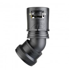 Фитинг AT28/U119/SF45/BLY, 45°, РА66/алюминий/эласт., черный/желтый, резьба U119, d28, 10 шт. в пачке  7TCA296170R0465  ABB