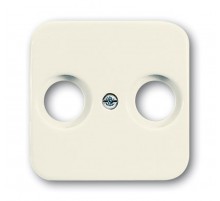 Плата центральная (накладка) для TV-FM розетки, серия Busch-Duro 2000 SI, цвет слоновая кость  1724-0-2865   2CKA001724A2865  ABB