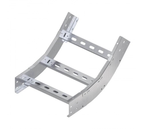 Угол лестничный вертикальный внутренний 45 градусов 150х900, R600, цинк-ламельный  ULIC659ZL  DKC