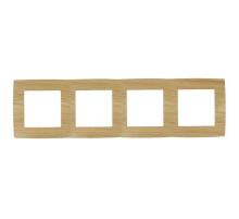 Рамка на 4 поста 12-5004-11  ,  сосна  Б0019149  ЭРА