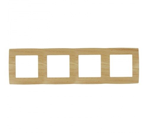 Рамка на 4 поста 12-5004-11  ,  сосна  Б0019149  ЭРА