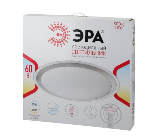 Светильник светодиодный декоративный бытовой ДПБ SPB-6 UFO 60Вт 3000-6500К IP20  Б0030136  ЭРА