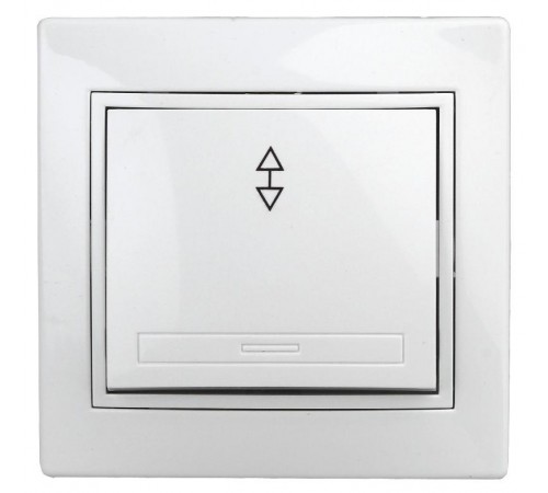 1Э-103-01 Intro Переключатель, 10А-250В, СУ, б.л., Plano, белый  Б0038824  Intro