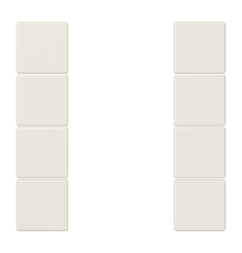комплект накладок 4гр слоновая кость LS504TSA Jung