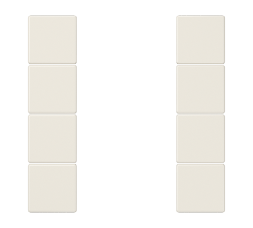 комплект накладок 4гр слоновая кость LS504TSA Jung