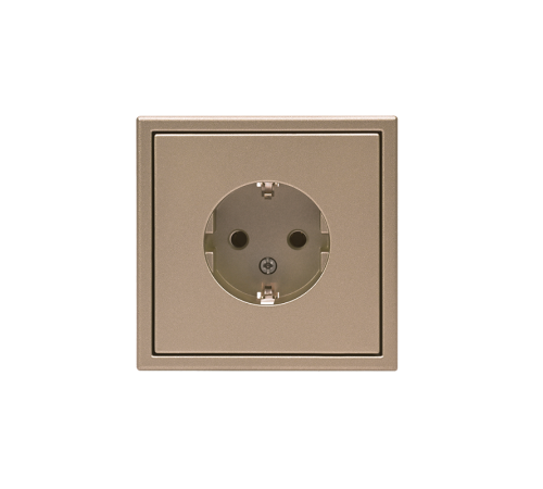 ArtGallery Шампань Розетка с заземлением, 16А, механизм  GAL000543  SE