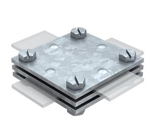 Соединитель полосы крестовой (256 DIN 40 FT)  5314623  OBO Bettermann