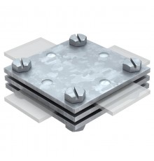 Соединитель полосы крестовой (256 DIN 40 FT)  5314623  OBO Bettermann