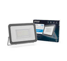 Прожектор светодиодный  Qplus 50W 4250lm 6500K 200-240V IP65 графитовый LED 1/10  690511350  Gauss