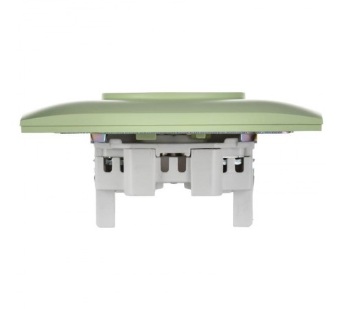 SKANDY Розетка 2-местная без з/к/ш 10А в сб. SK-R10M мятный  SK-R20-10-K06-F  IEK