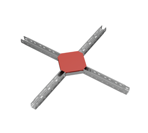 Крышка Х-разветвителя 50 мм "ПЛЮС" HD  KXDplus50 HD   КМ-профиль