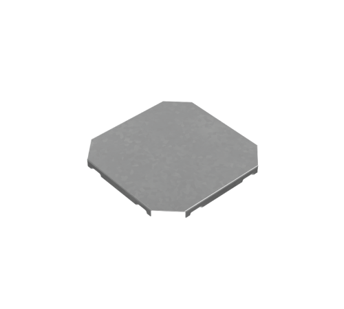 Крышка Х-разветвителя 50 мм "ПЛЮС" HD  KXDplus50 HD   КМ-профиль