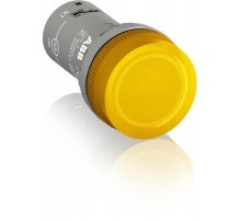 Лампа CL2-520Y желтая со встроенным светодиодом 220В DC  1SFA619403R5203  АВВ