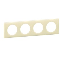 Celiane Сл. кость глянец Рамка 4-я (2+2+2+2 мод)  066624  Legrand