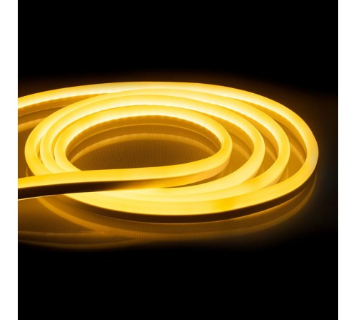 Лента светодиодная LS721 144SMD(2835)/м 12Вт/м 220V IP67, длина 50м, желтый, неоновая  32715  FERON