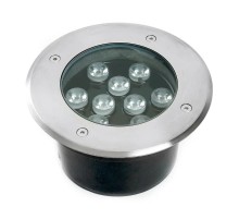 Светильник тротуарный 10W, AC/DC12V, 4000К, D160*H90mm, внутренний диаметр: 110mm, IP 67, SP2803  48347  FERON