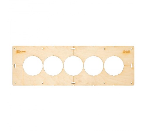 Комплект шаблонов для подрозетников диаметром 68 мм  Expert  sh-d68-k  EKF