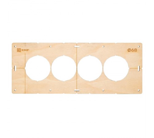 Комплект шаблонов для подрозетников диаметром 68 мм  Expert  sh-d68-k  EKF