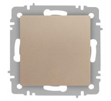 Выключатель Intro Accent 6-101-04 , 10А-250В, IP20, СУ, AL/CU, шампань  Б0063464  Intro