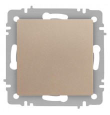 Выключатель Intro Accent 6-101-04 , 10А-250В, IP20, СУ, AL/CU, шампань  Б0063464  Intro