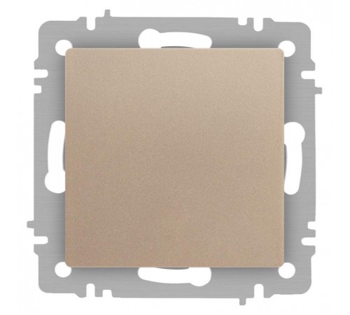 Выключатель Intro Accent 6-101-04 , 10А-250В, IP20, СУ, AL/CU, шампань  Б0063464  Intro