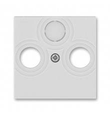 ABB Levit Серый / белый Накладка для розеток TV-R / TV-R-SAT Серый  5011H-A00300 16  2CHH080300A4016  ABB