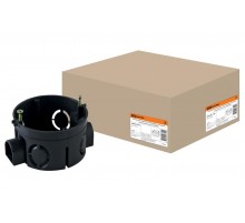 Коробка установочная 65х40 стыковочные узлы с саморезами  SQ1402-1102  TDM