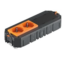 Коробка монтажная укомплектованная UT4 GST18i (2 розетки + 2 заглушки)  7404670  OBO Bettermann