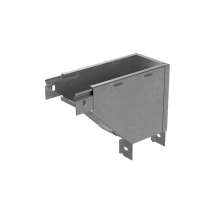 Угол вертикальный внешний R 50х100 мм с разворотом трассы на 90 град "ПЛЮС"  VLPDplus90-50-100-R  КМ-профиль