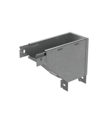 Угол вертикальный внешний R 50х100 мм с разворотом трассы на 90 град "ПЛЮС"  VLPDplus90-50-100-R  КМ-профиль