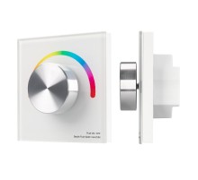 Панель SMART-P5-RGB-G-IN White (3V, Rotary, 2.4G) (Arlight, IP20 Пластик, 5 лет)  033756  Arlight