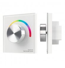 Панель SMART-P5-RGB-G-IN White (3V, Rotary, 2.4G) (Arlight, IP20 Пластик, 5 лет)  033756  Arlight