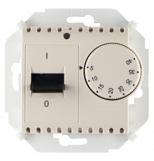 Simon 15 Сл. кость Регулятор для тёплого пола, с зондом, 16А, 230В, 3600Вт, 5-40град, IP20  1591775-031  Simon