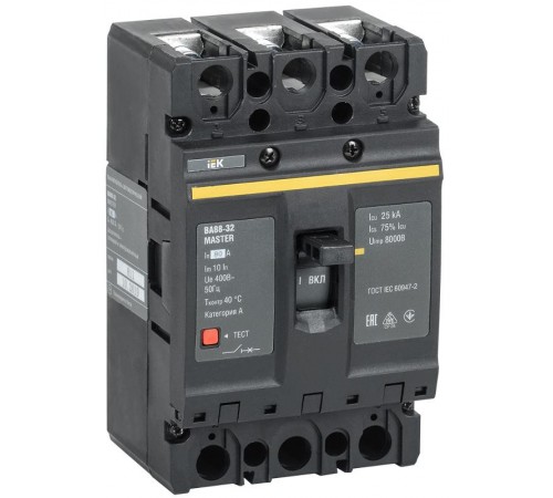 Выкл. авт. ВА88-32 3Р 80А 25кА MASTER IEK  SVA10-3-0080-02  IEK