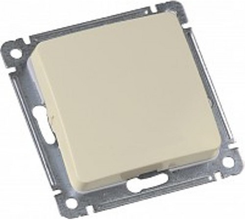 Переключатель реверсивный на два направления, одноклавишный, скрытой установки, механизм, цвет слоновая кость  ВС10-471-01  HEGEL