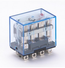 Промежуточное реле 4 конт. с инд. LED 10А 12В AC ПР-  23212DEK  DEKraft