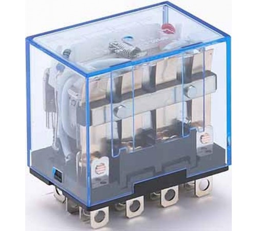 Промежуточное реле 4 конт. с инд. LED 10А 12В AC ПР-  23212DEK  DEKraft