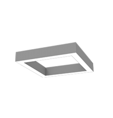 Светодиодный светильник Х-line квадратный подвесной 60 Вт 3000 К 575x575x100 мм металлик с рассеивателем опал  V1-R0-0S828-02OP0-4006030  VARTON