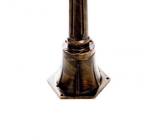 Светильник декоративный уличный PL636 60W 230V E27 224*224*1130мм черное золото (столб)  11645  Feron