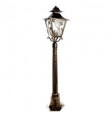 Светильник декоративный уличный PL636 60W 230V E27 224*224*1130мм черное золото (столб)  11645  Feron