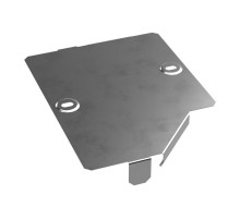 Крышка переходника левого Стандарт INOX (AISI 304) 200х150  PR16.4298  Промрукав