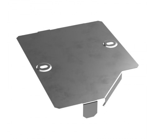 Крышка переходника левого Стандарт INOX (AISI 304) 200х150  PR16.4298  Промрукав