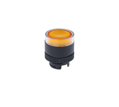 Головка кнопки прозрачная, желтый, пласт. MTB2-EW35  43223  ОВЕН