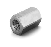 Гайка М8 DIN 6334 соединительная, класс прочности 6, гальван. цинк (в упаковке 100 шт), 069089  ГСМ-8.6-DIN-ЭЦ   Ostec