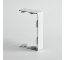 Переходник для РКК-100х60 и 100х40 соединительный (белый)  ПРС-100х60  Рувинил